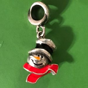 Snowman charm